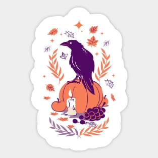 Mystical Raven Sticker